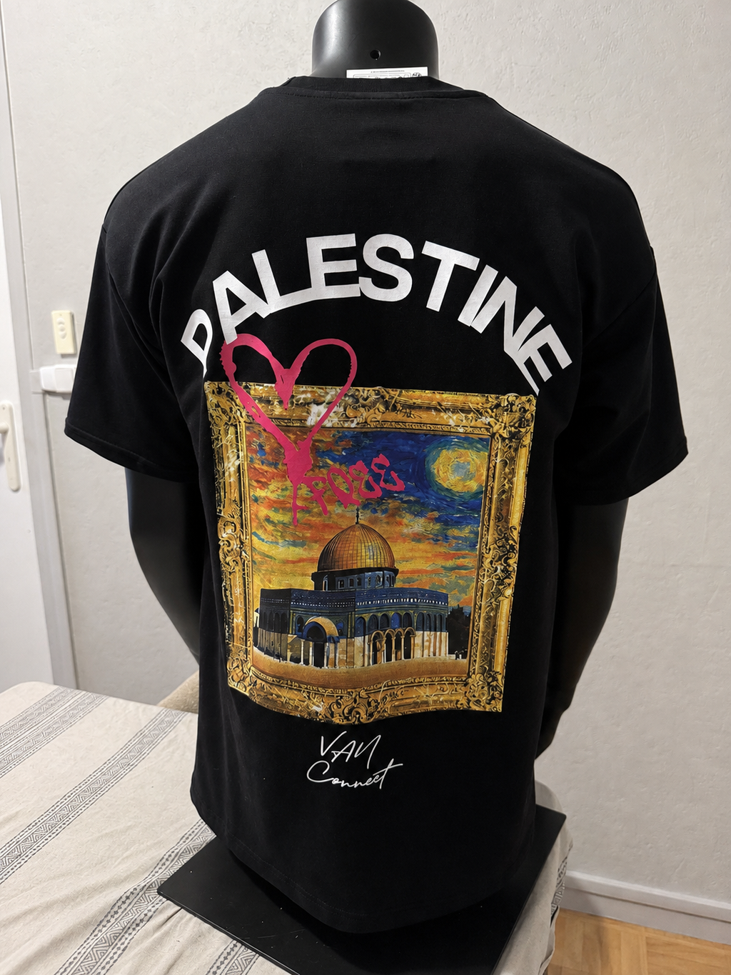 T-shirt Palestine Edition Noir Oversize