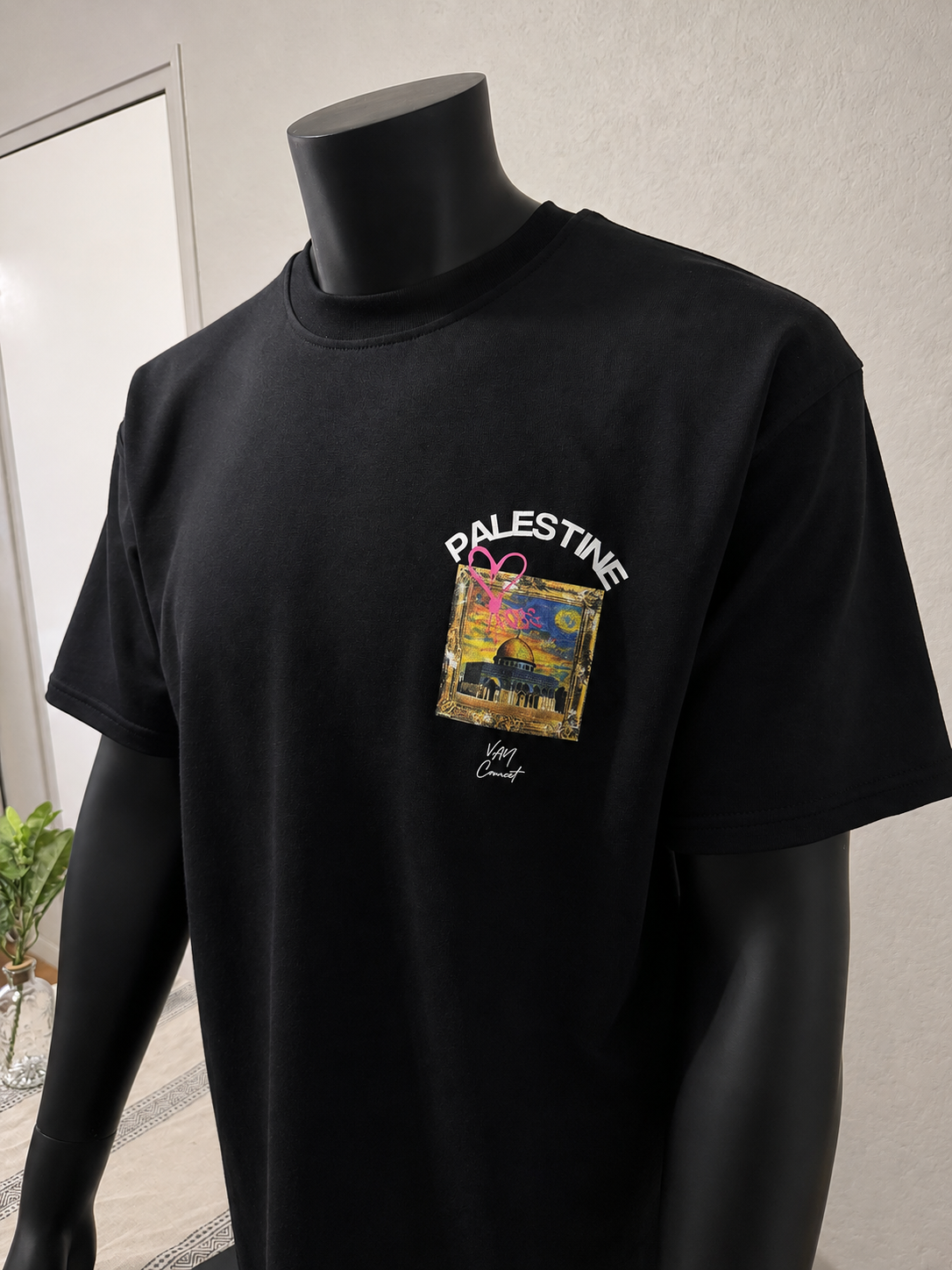 T-shirt Palestine Edition Noir Oversize