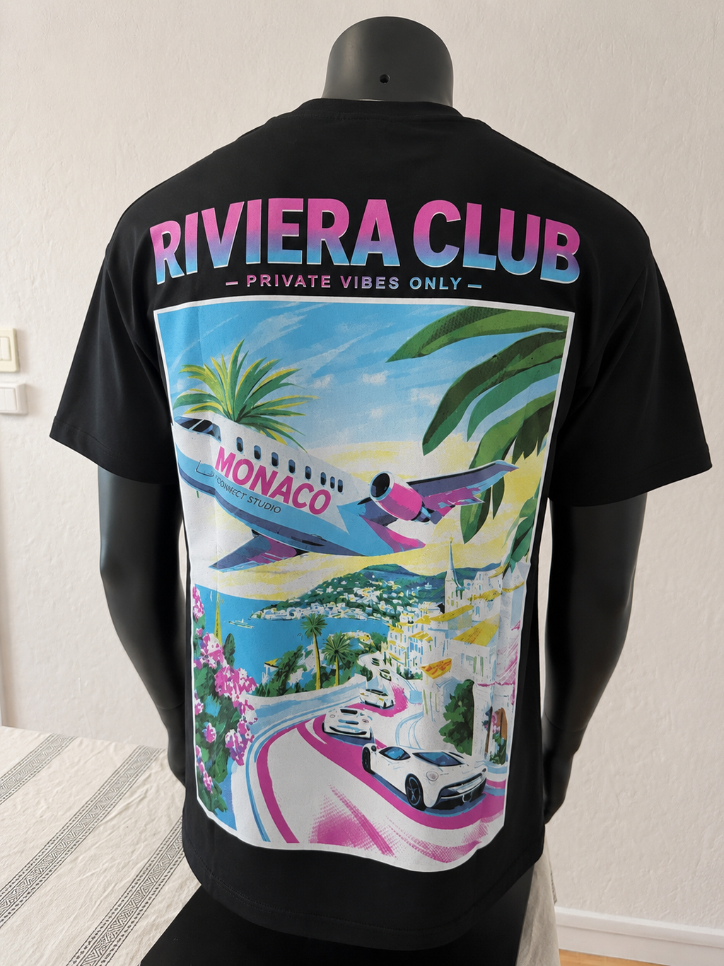 T-shirt Riviera-Club Private Oversize