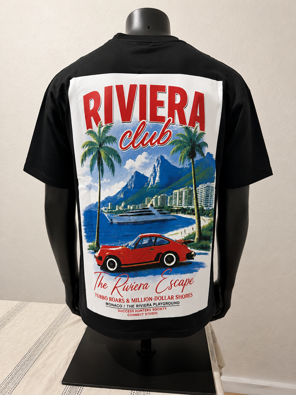 T-shirt Riviera-Club Monaco Oversize