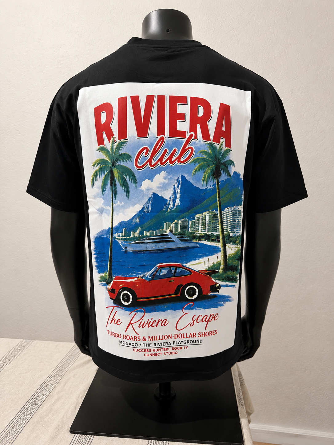 T-shirt Riviera-Club Monaco Oversize
