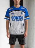 Maillot Congo Edition - Style Football Américain Bleu